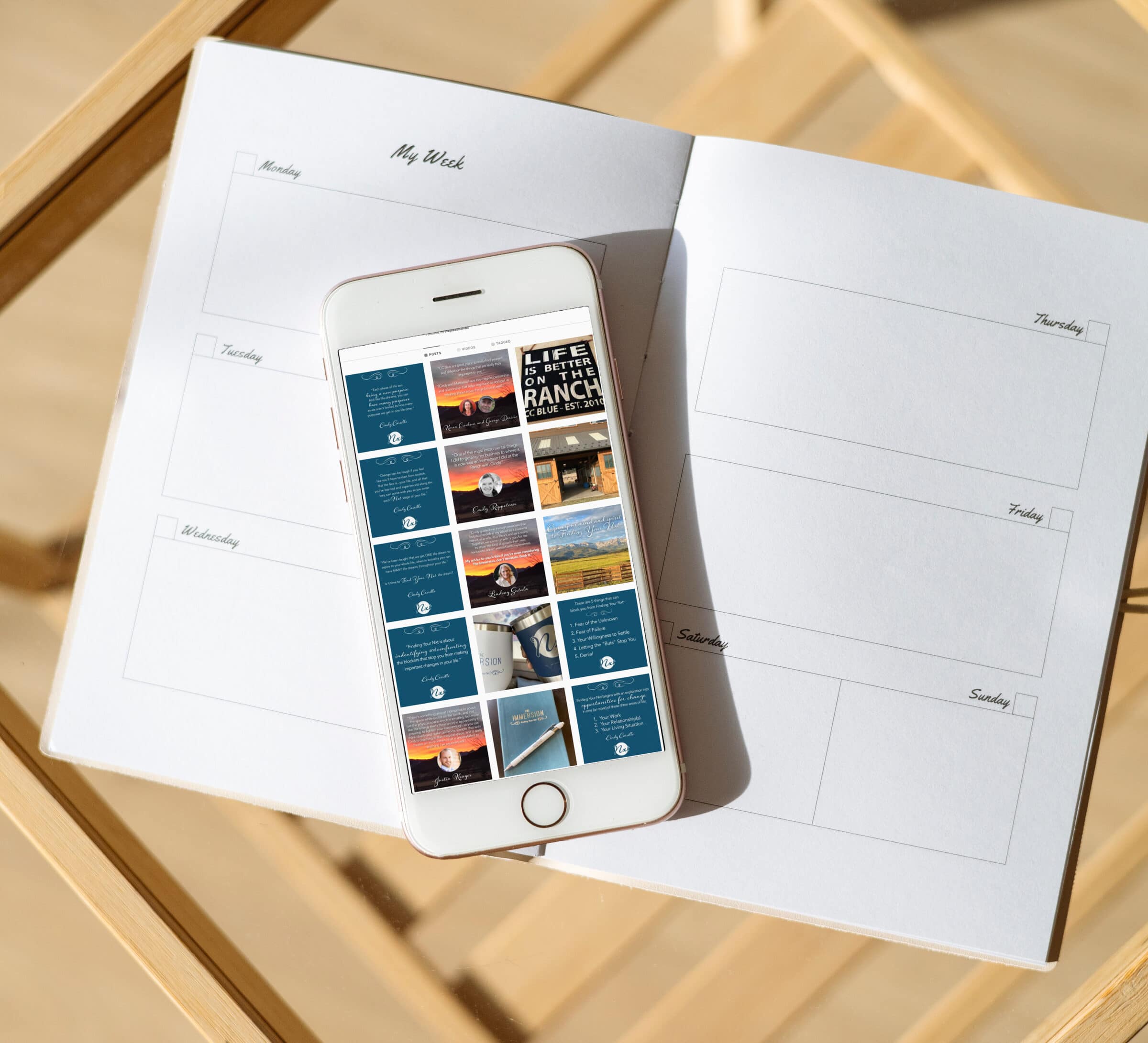 Finding Your Nxt Iphone mockup